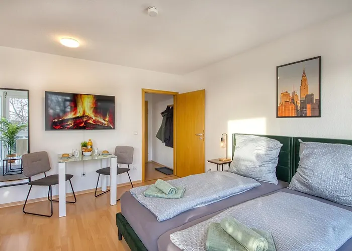 Premium Sonne #1 - Modernes Studio, Ruhige Lage, Parkplatz, Smart-tv & Wlan Lejlighed *