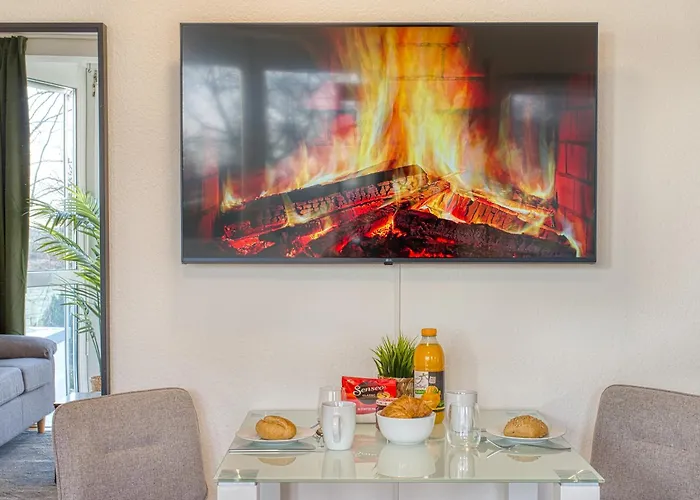 Premium Sonne #1 - Modernes Studio, Ruhige Lage, Parkplatz, Smart-tv & Wlan *